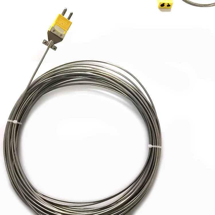 China product manufacturer with stainless steel high temperature plug N type MI cable probe digital thermocouple