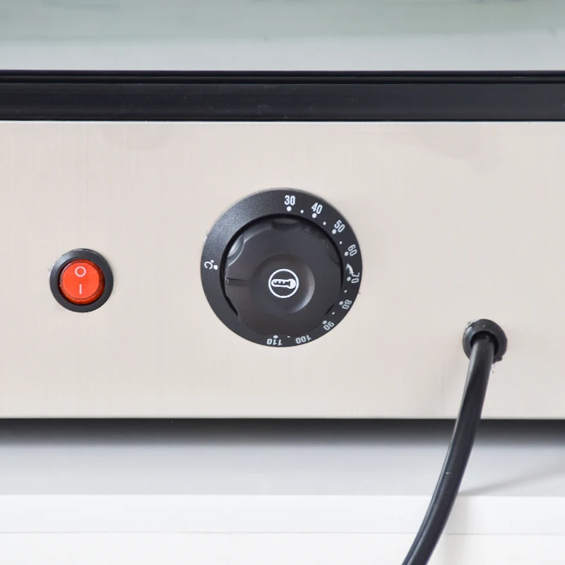 new product upright rectangle glass cupcake bread pastry cooling showcase marble based cake display cabinet