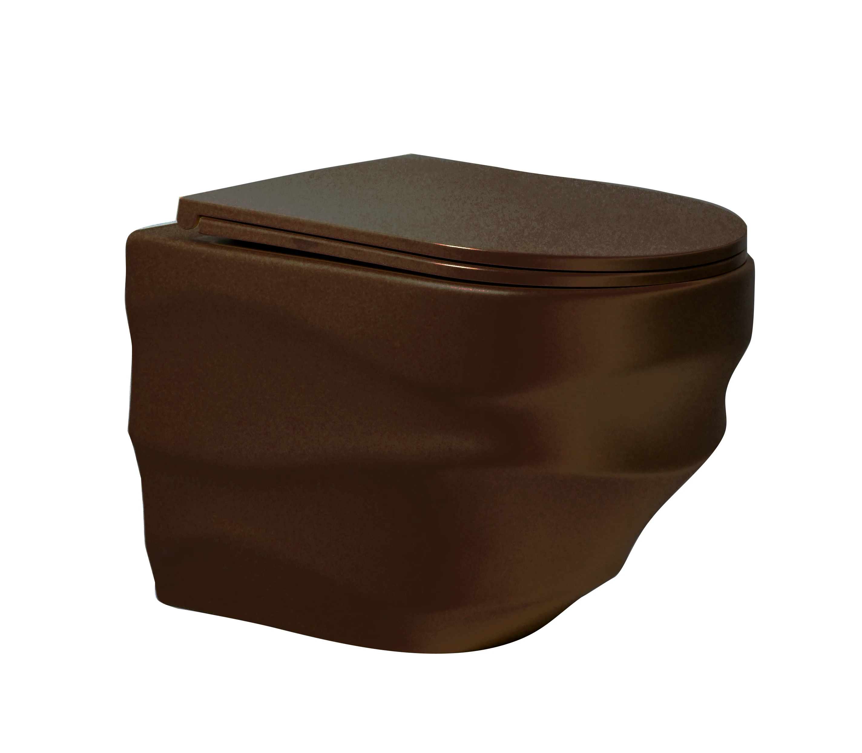 Wholesale Sanitary Ware Wall Mounted WC Wall Mounted Toilet WC Ceramic Wall Hanging Toilet With Water Tank