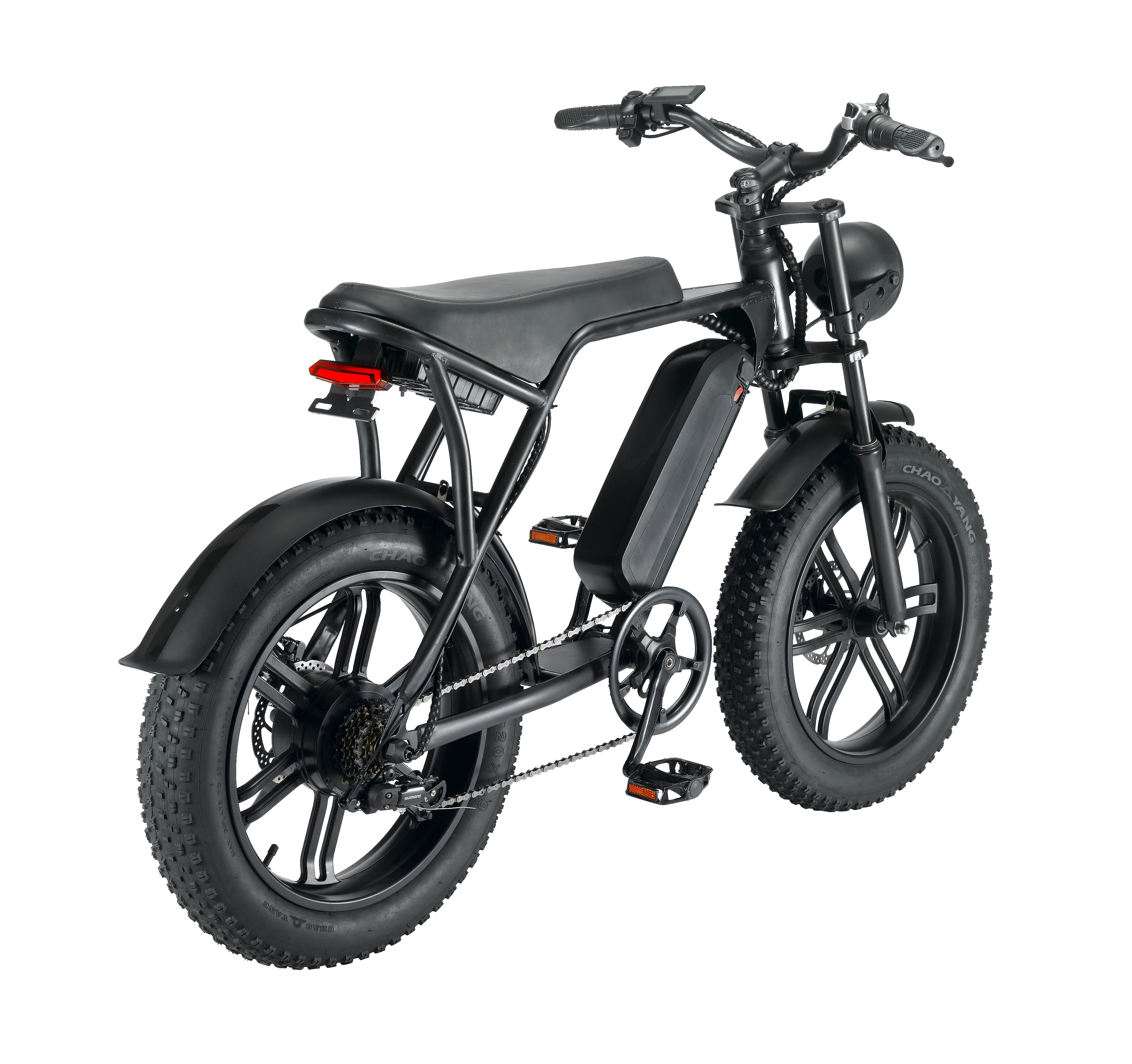 Electric bike ouxi v8  bicycle electric electric scooter wide wheel one seat single ridingrange mile 50km