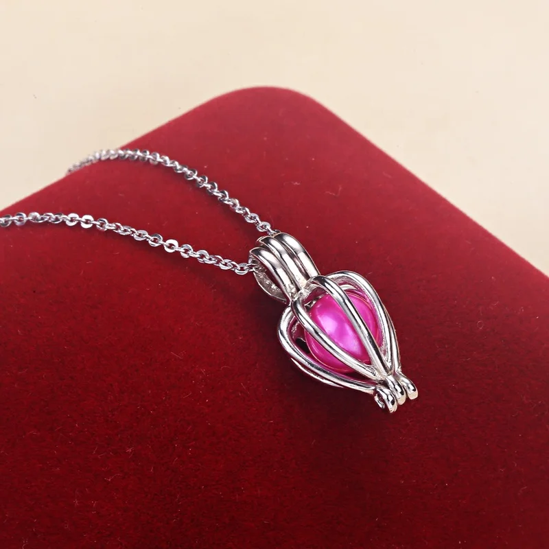 Wholesale wish Oyster Pearl necklace Set Canned Oyster With its necklace and Pendent Kit Set