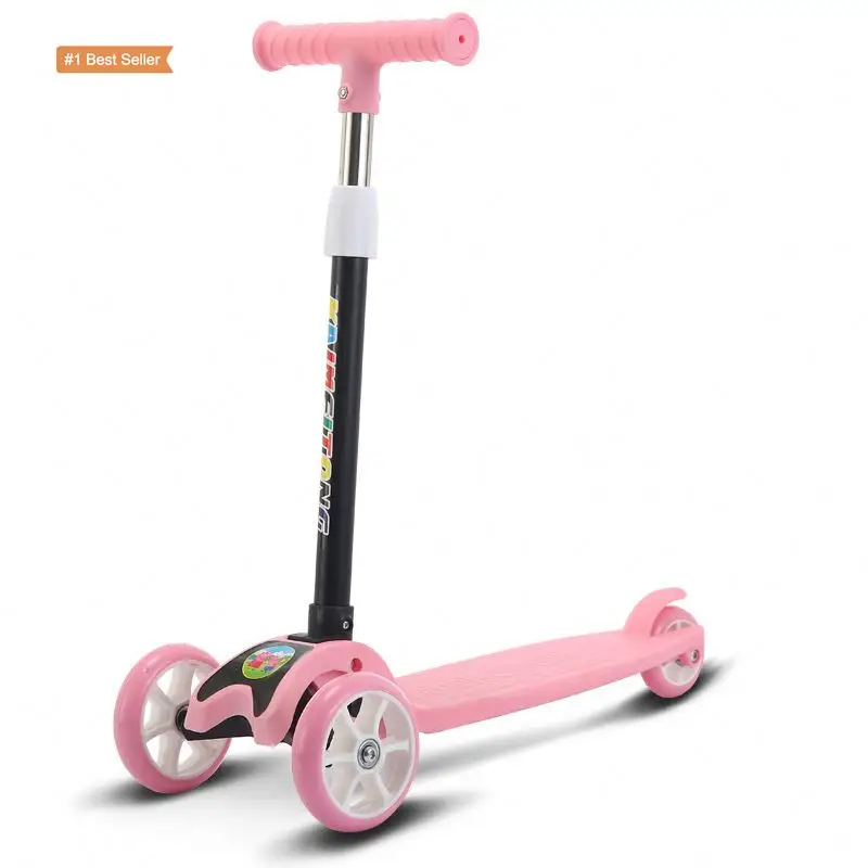 Istaride Wholesale Flashing Wheels Kids Scooter Foldable Adjustable Height Children Kick Scooter