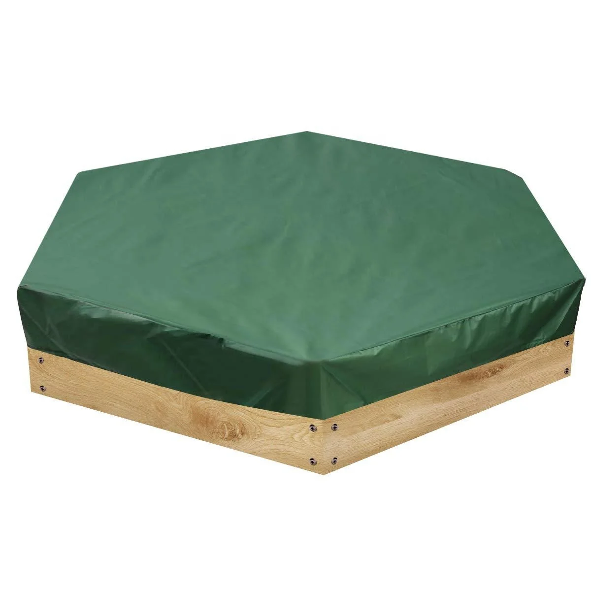 Free Shipping Hexagonal Sandpit Cover With Drawstring Waterproof Dust-Proof Sandbox Cover Garden Outdoor Hexagon Bunker Cover