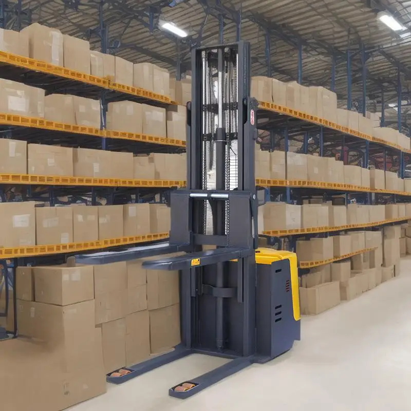 Haizhili Wholesale Cheap Automatic Full Electric Pallet Stacker Hot Sale 2 Ton 3m Forklift Electric Stacker