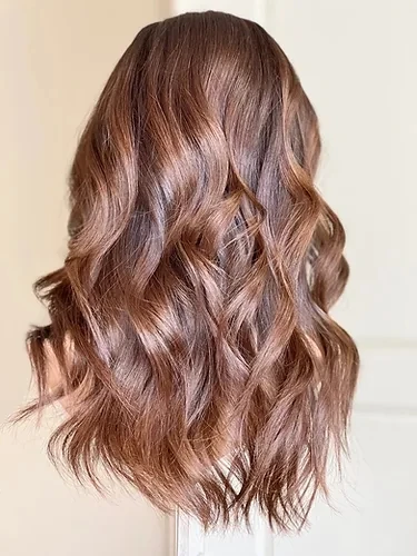 New Arrival Brown European Soft Virgin Human Hair Medical Full Silk Lace Wigs Comfortable Silicone With Stretch Lace Glueless