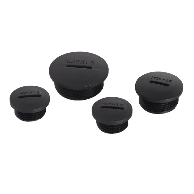 IP68 waterproof nylon screw cover blind cable gland plug