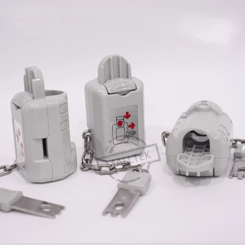 Widely Used Supermarket Shopping Trolley Cart Series Safety Coin Lock