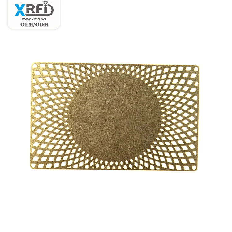 Customized Programmable Printing Printable Membership Card NFC Metal Business Cards With QR Code