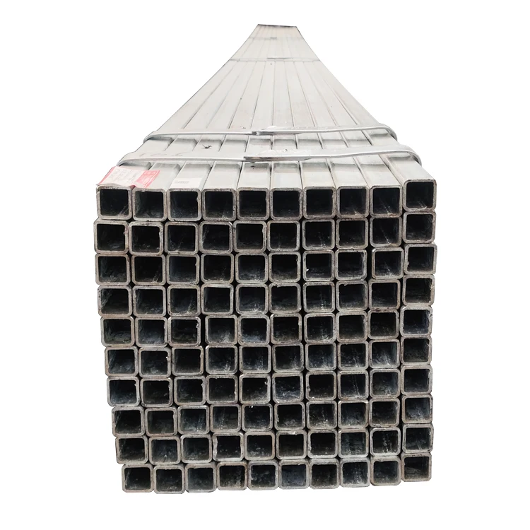 gi galvanized steel square hollow box section pipe 1 inch price