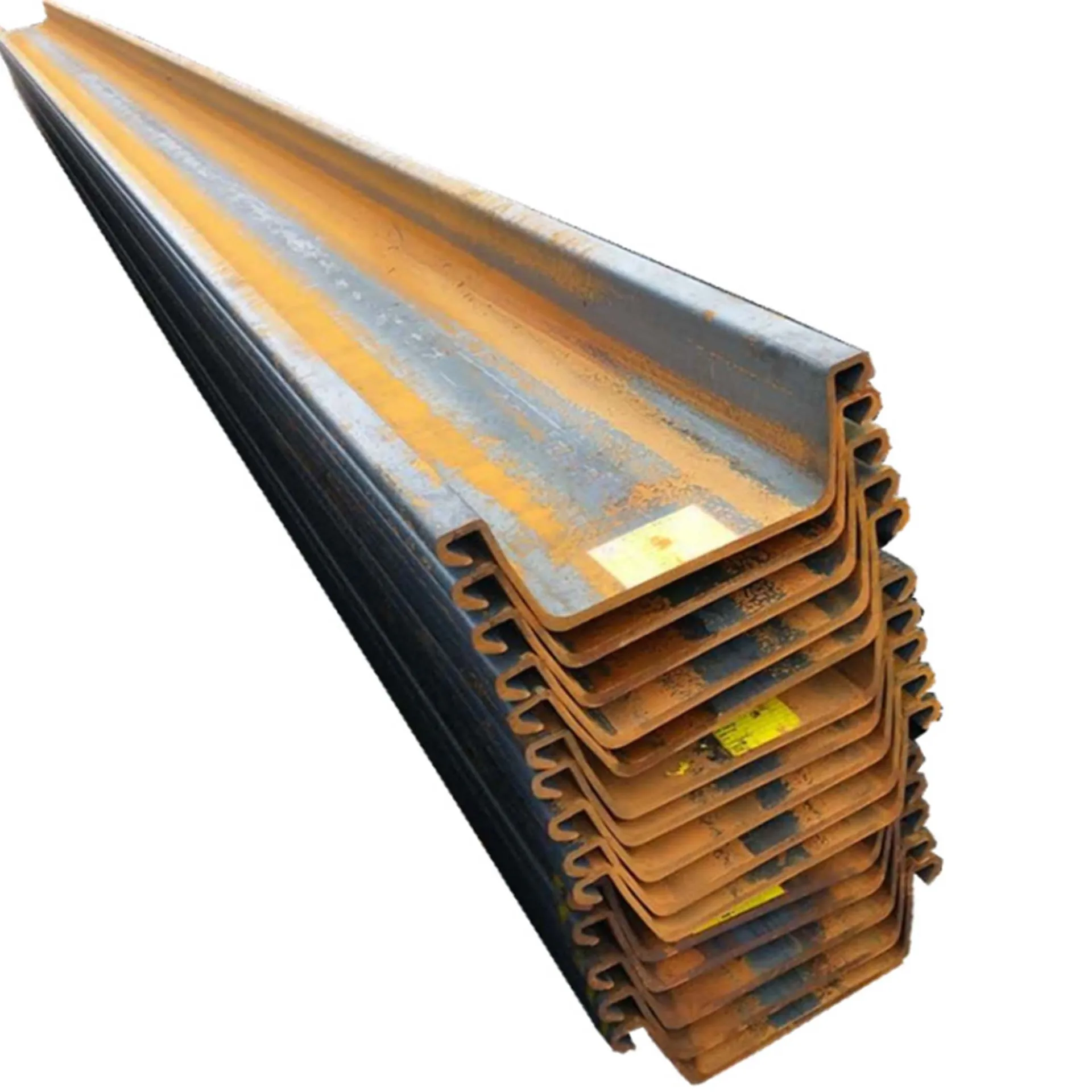 Prime quality type 2 hot rolled u type low carbon steel sheet pile price list