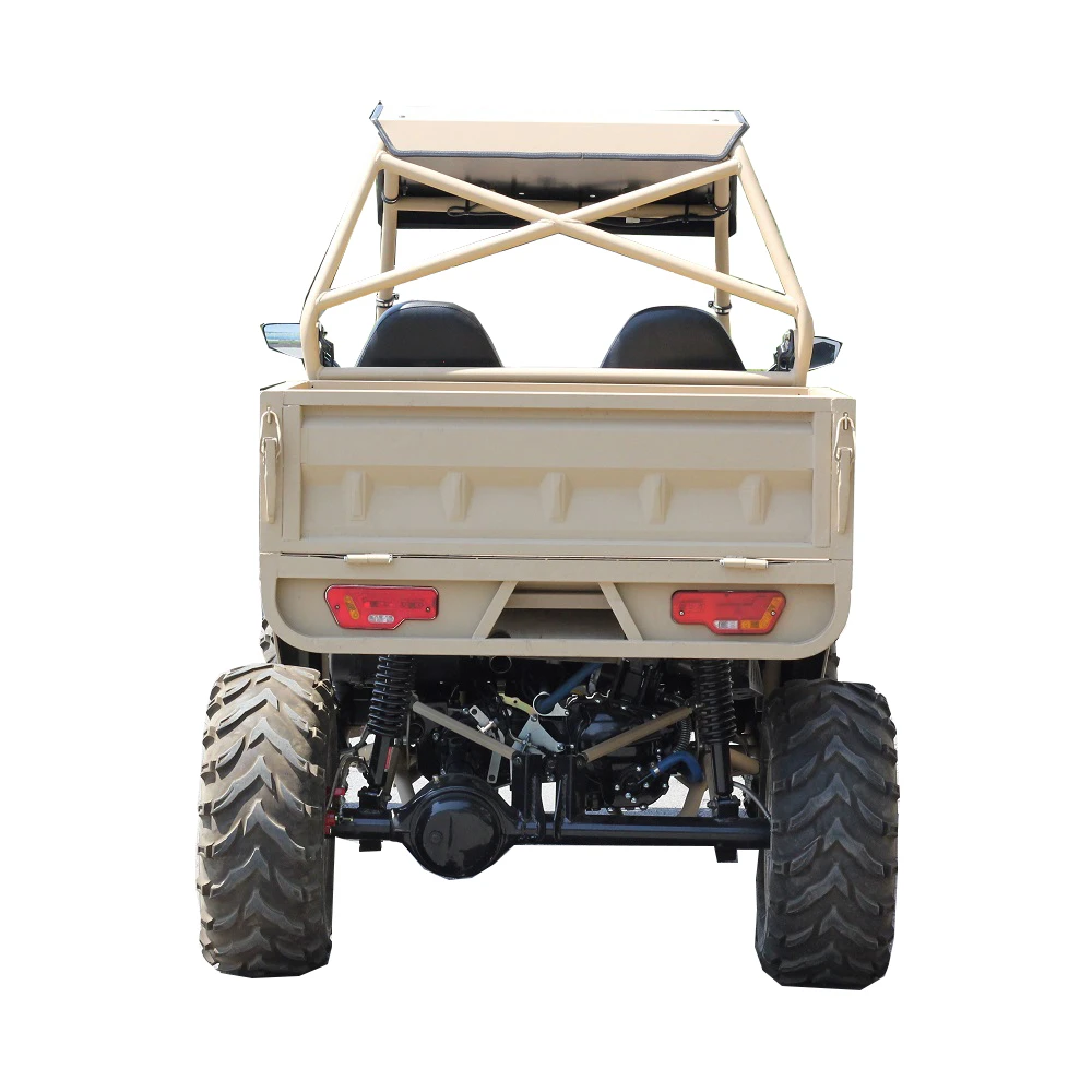 Electric start four wheel side by sides utility  with ac and heat 4x4 atv/farm utv