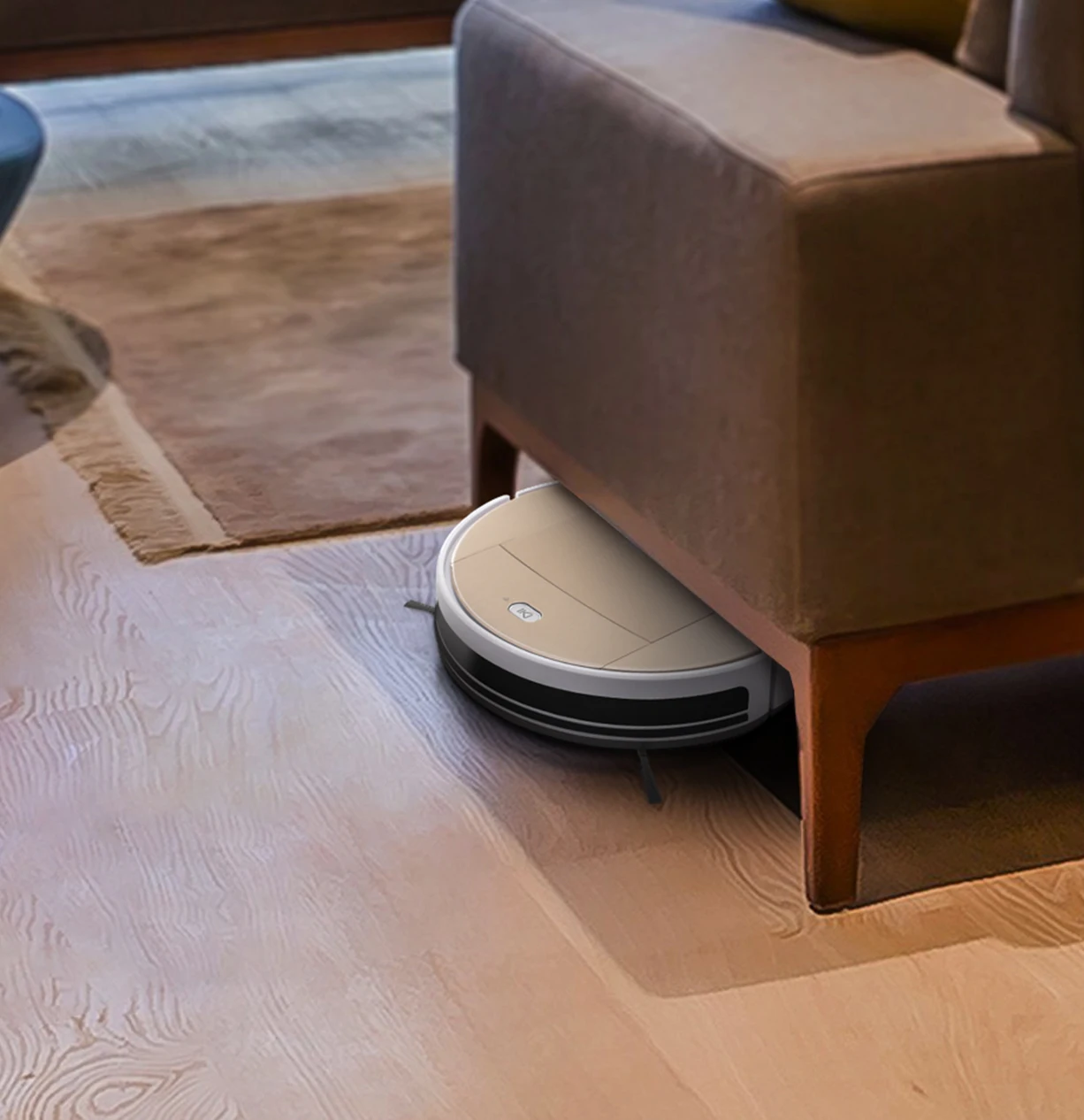 Mamibot робот-пылесос начального уровня PETVAC280 с чистым всасывающим портом специализирующийся на очистке шерсти домашних животных