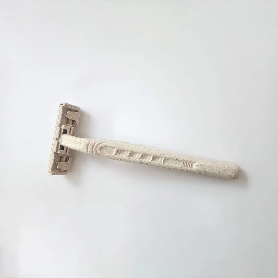 Biodegradable Wheat Straw Material Low-Carbon, Eco-friendly Disposable Razor