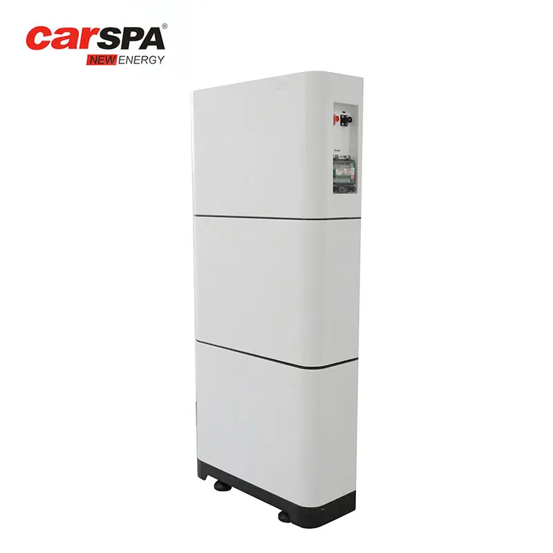 Stacked high voltage solar lifepo4 lithium battery 10KWh 15KWH 20kwh cabinet Power Wall home energy storage system battery