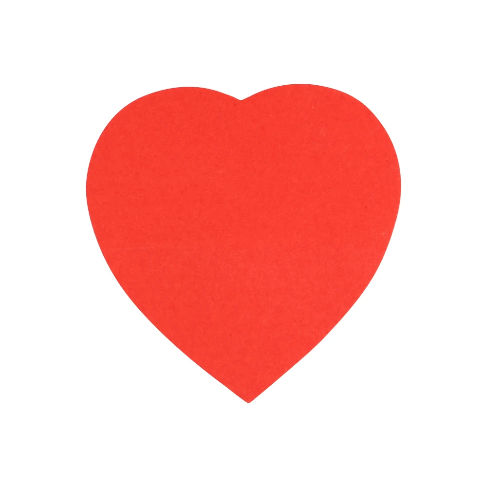 Хит продаж канцелярские товары в форме сердца Стикеры для заметок 100 листы креативная липкая бумага красные самостикеры