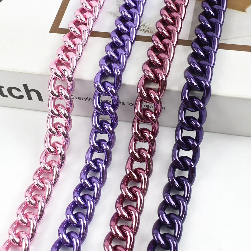 Meetee C-C001 13mm Handbag Hardware Accessory DIY Handmade Plating Decorative Bag Chain Alloy Adjustable Replaceable Bag Chain