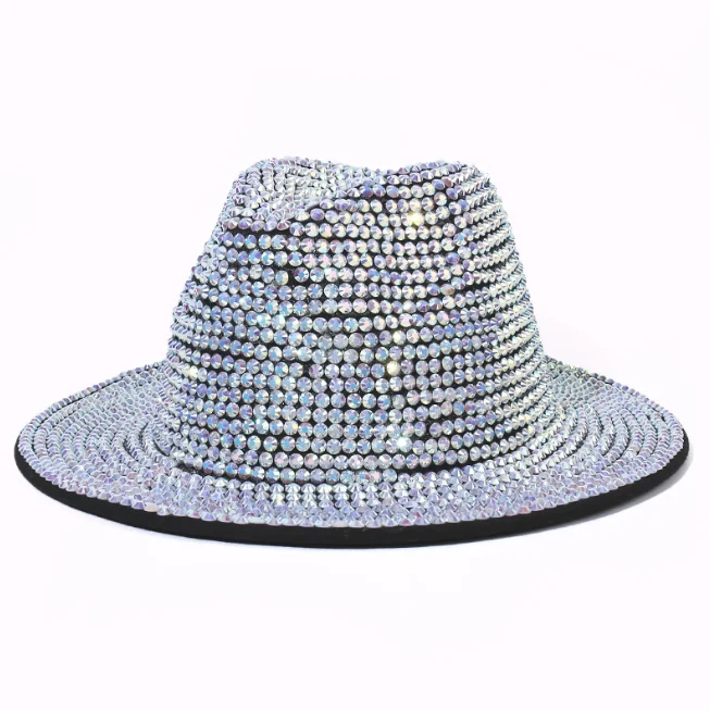 New Arrival Adult Unisex Jazz Hat Party Dancing Fashion Fedora Hats Wide Brim Men