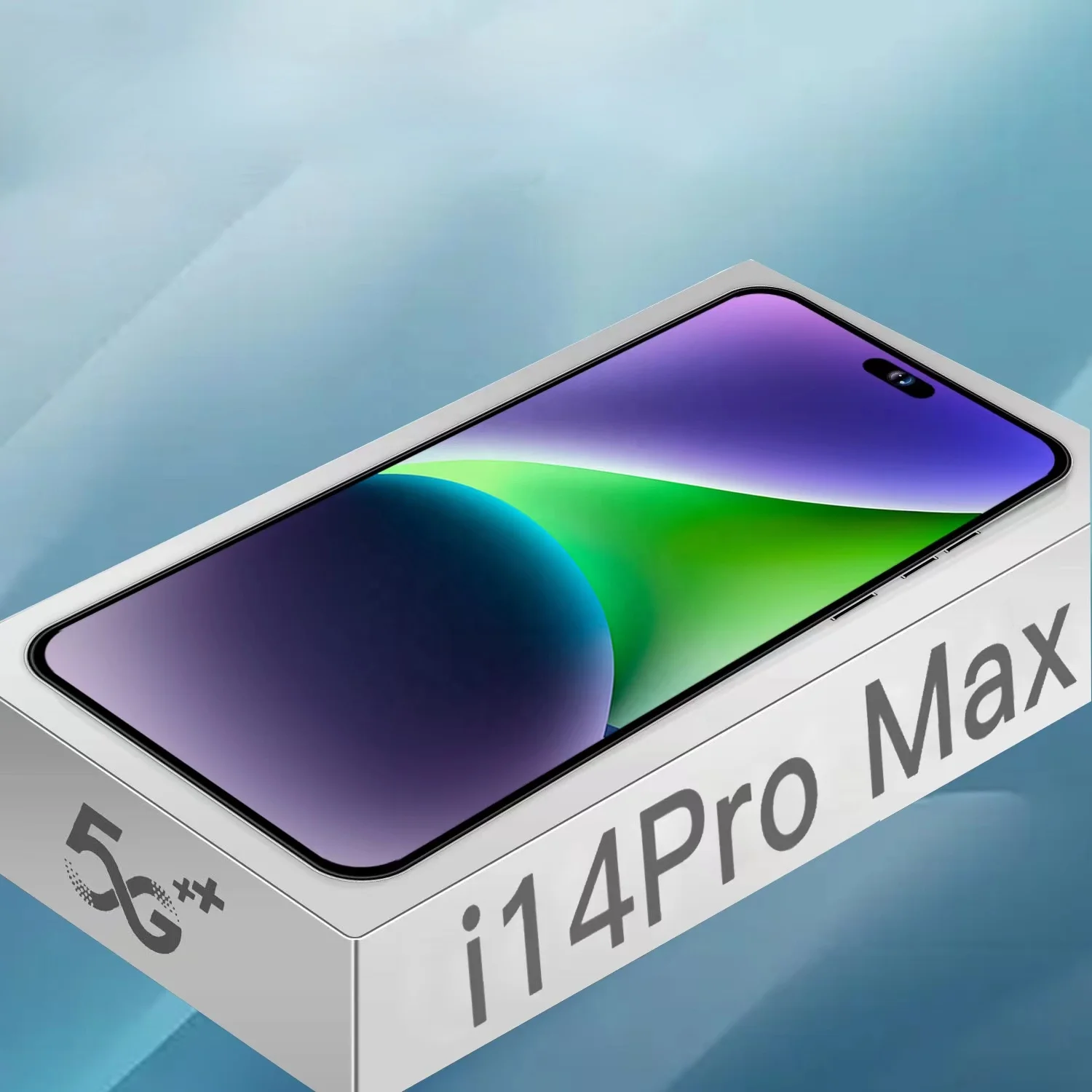 GoShop Hot Selling i 14 pro max cheap Android 10 Mobile Phone with 32MP+64MP HD Rear Camera OEM Smartphone