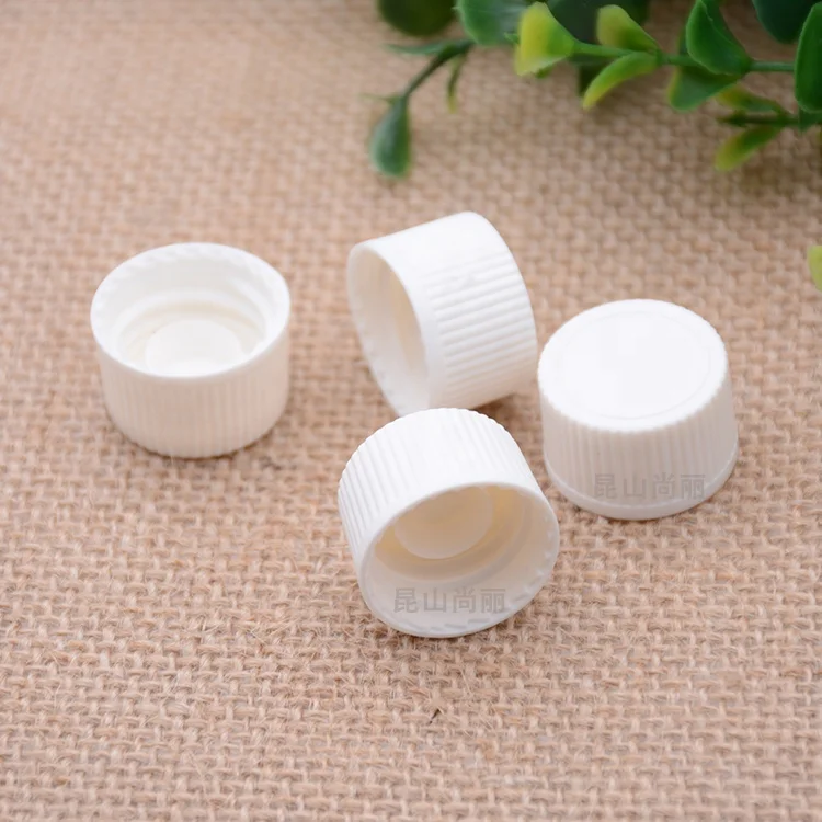 DIN18 sealing cap white lid PP black cap self sealing