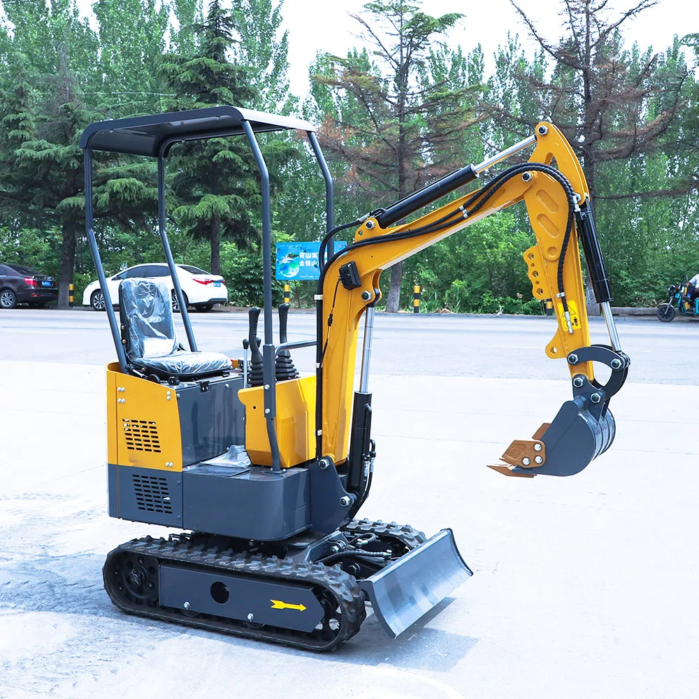 HENGWANG high quality mini excavator digger 1 ton micro excav 1.7 ton 2 ton for sale escabadora mini pelle