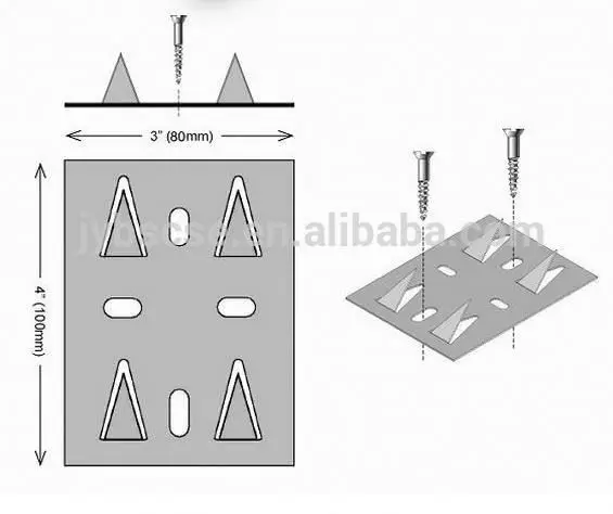 Фиксатор для потолочной плитки или стеновых панелей