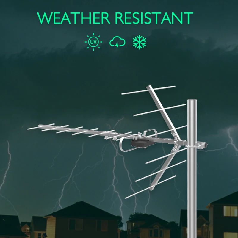 GREENTEK manufacture high gain outdoor tv hdtv antenna yagi antenna uhf dvb-t2 antenna