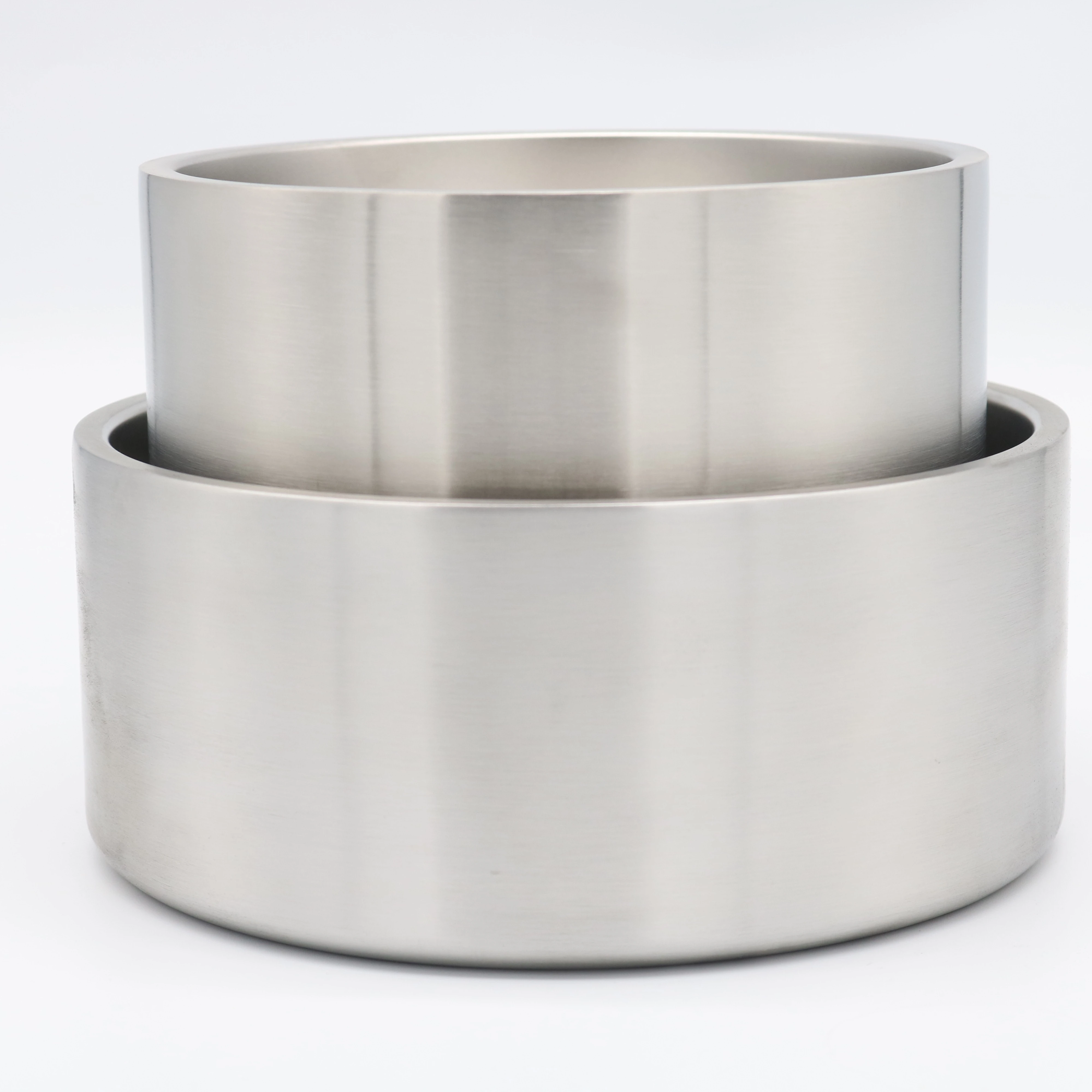 Multi-color Custom Double wall 18/8 Stainless Steel Base Dog Water Bottle Pet Food Bowls