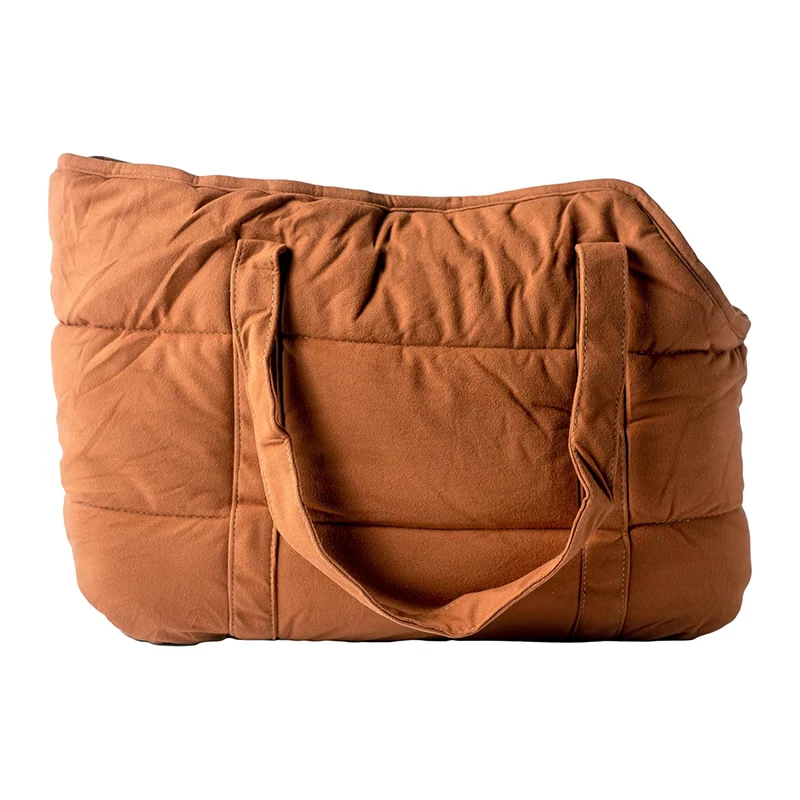 Portable Detachable Soft  Quilted Lightweight Durable Travel Pet Bag for Hiking Camping