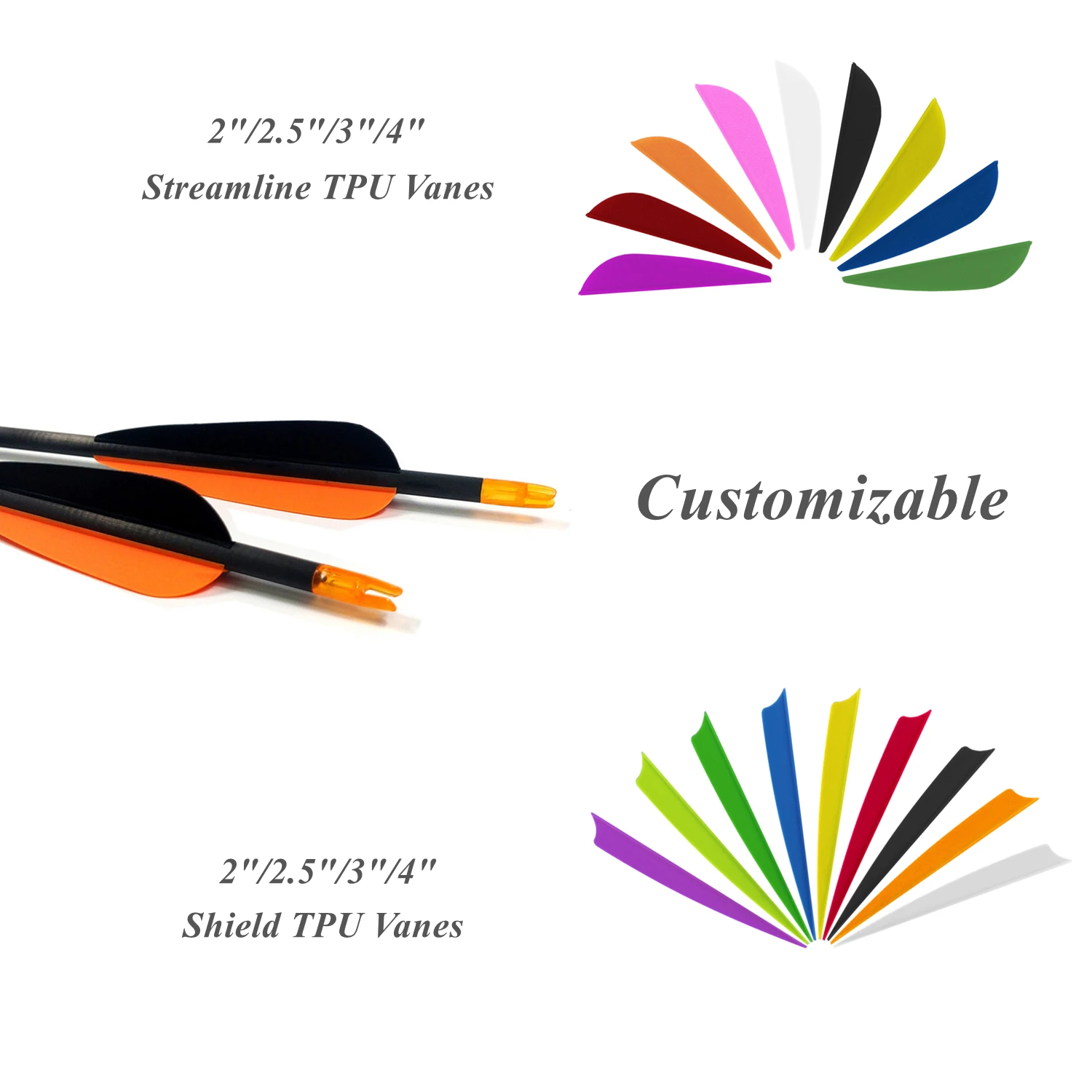 Customized Pure Carbon Fiber Arrows OEM/ODM 300-600 Spine Shafts Target Tips for Archery Outdoor Shooting