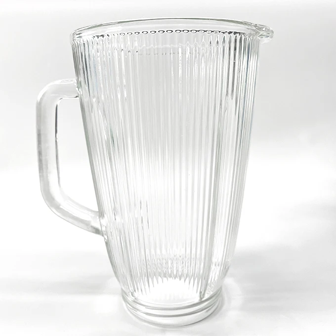 1.7 liter striped blender glass jar Maker Supplier kitchen appliance Parts Blender glass Jug for Panasoni Blender replacement