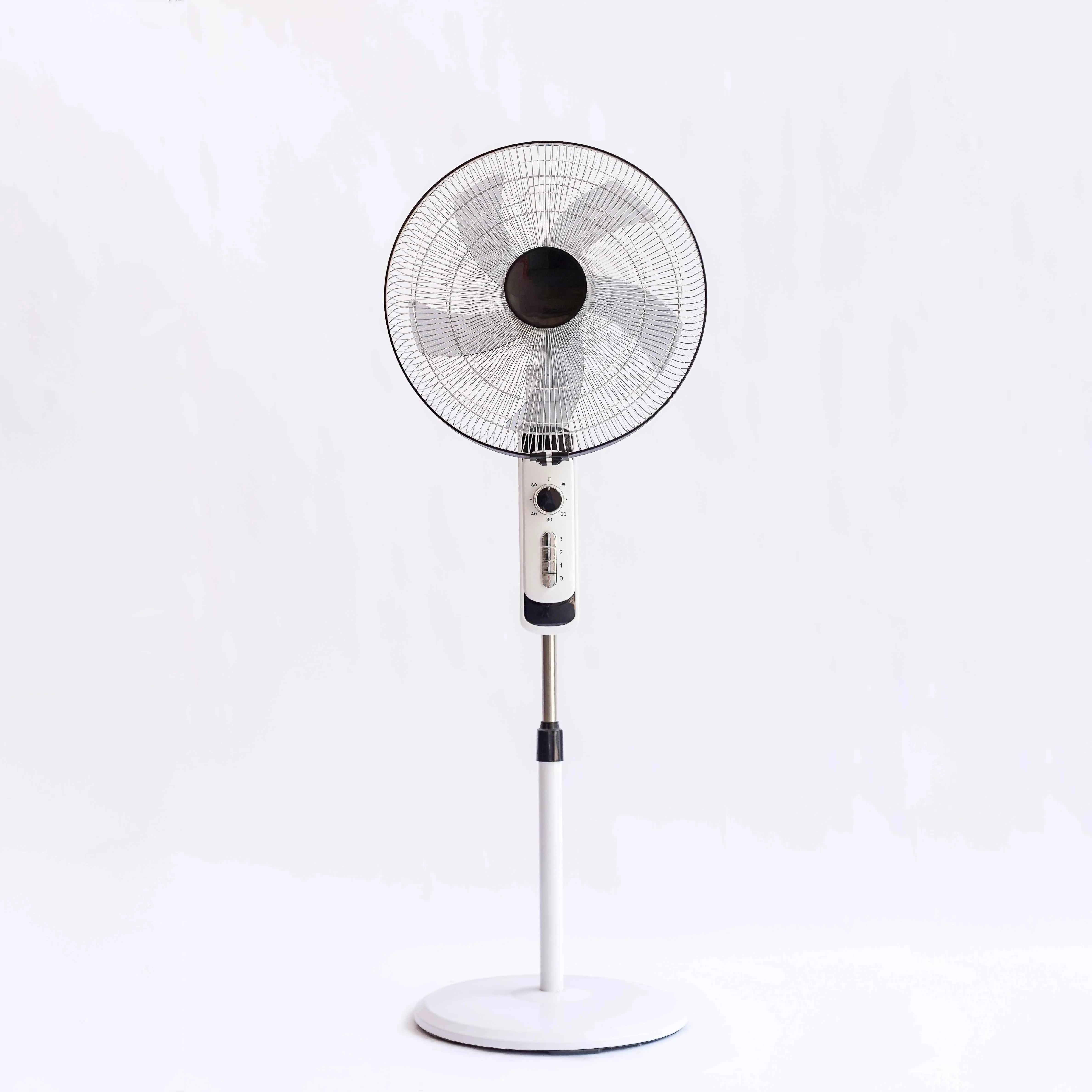 China Manufacturer Electric Stand Fan 12 16 18 Inch 220V Cooper Motor Stand Fan Electric 16 Inch