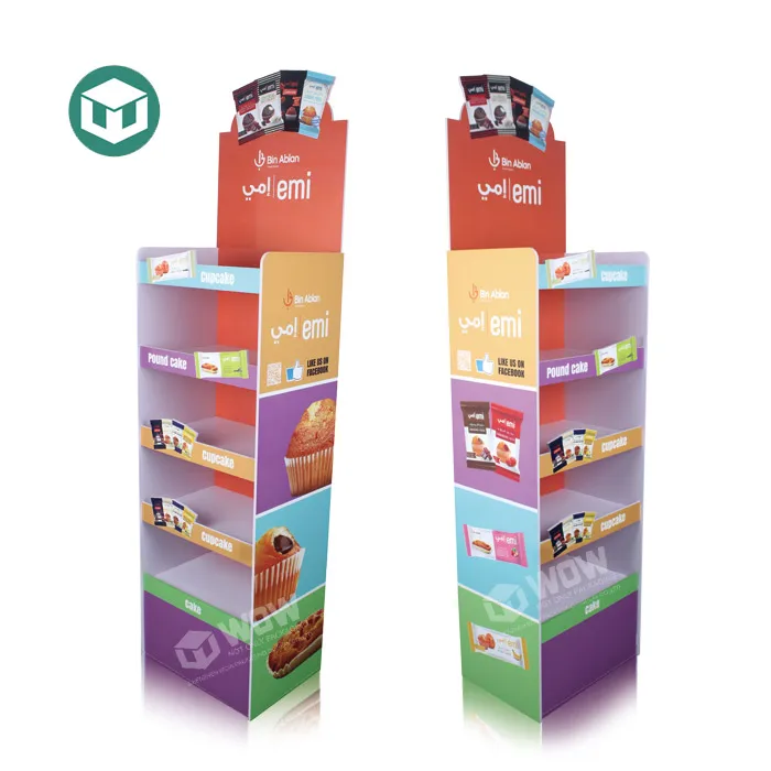 Customized PVC Plastic Display for Cupcake Cocacola Plastic Display Stand Retail Candy Display Stands