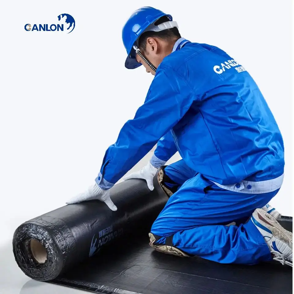 Bitumen Self Adhesive Waterproofing Membrane Cross-laminated MBA-CL Bitumen Waterproof Membrane Roofing Underlayment