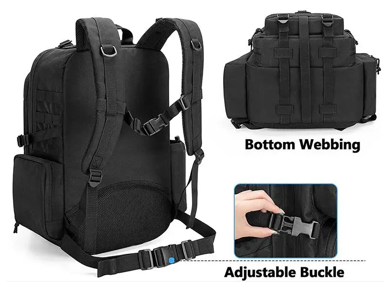 Emergency Medical Tools Bags Backpack Molle Assault Pack For Hiking Trekking Camping