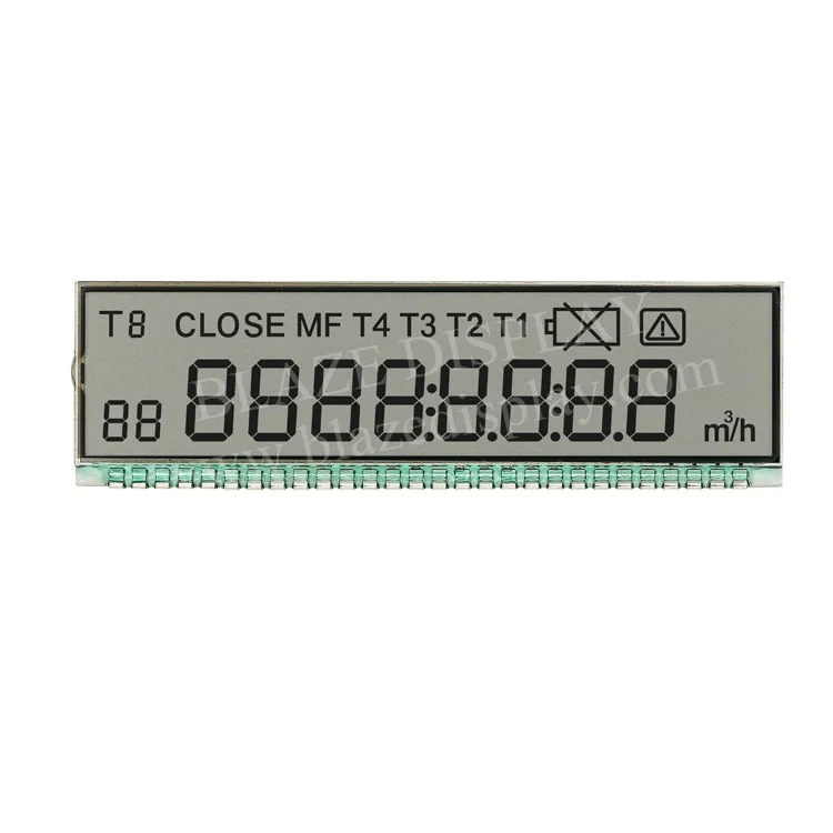 factory cheap 7 segment TN simple digital LCD panel ROHS customized LCD Display manufacturers oem for water meter