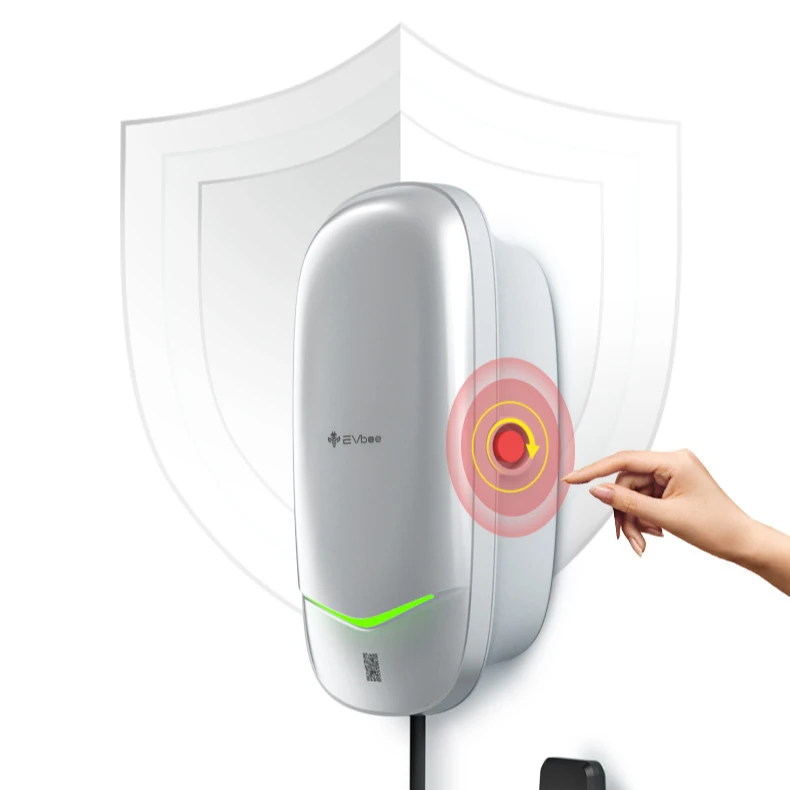 workersbee Wallbox App Control GB/T Plug Wall Mounted 32A 7KW EV Charging Stations Pile