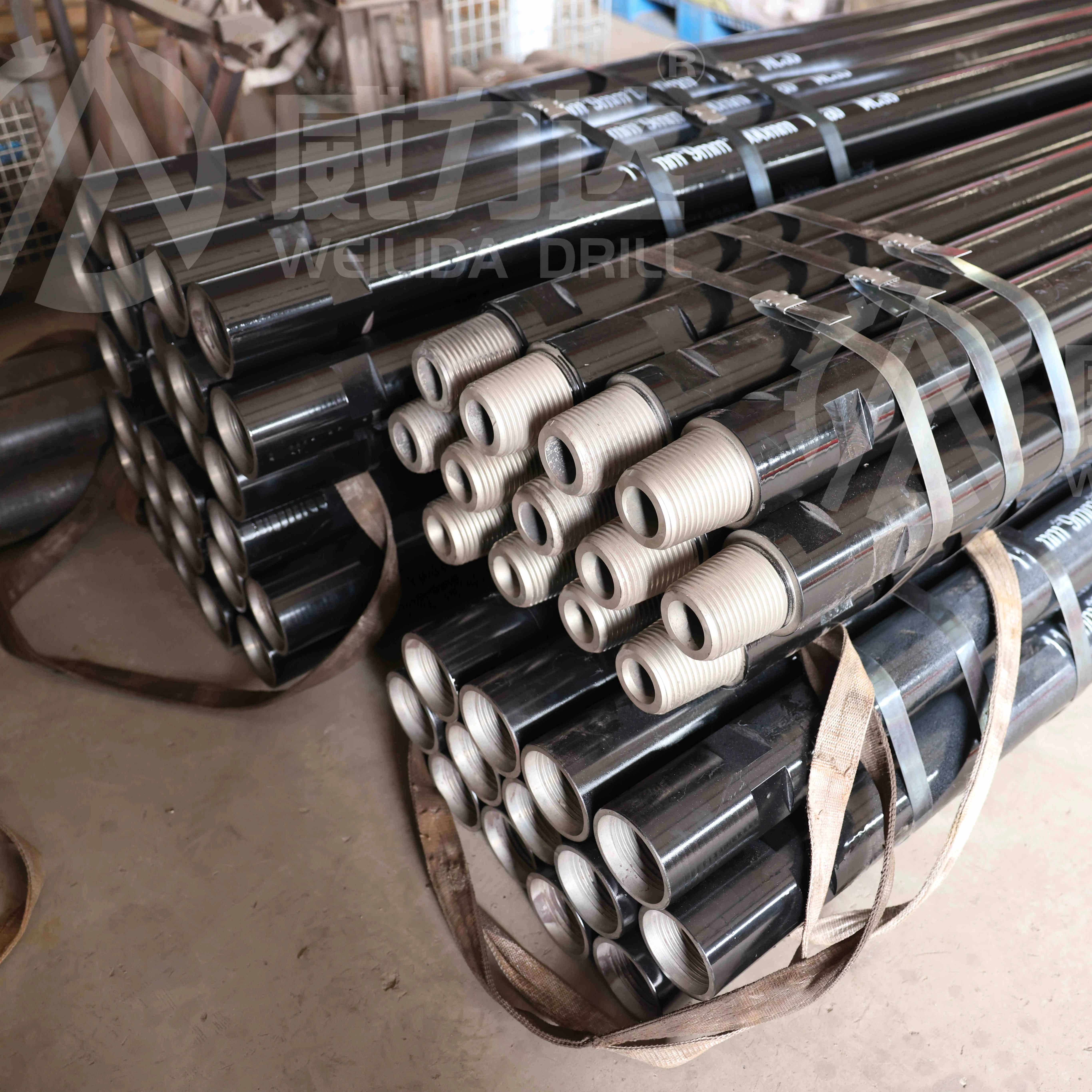 API standard 2m/3m/6m 76/89/102/114/127mm drill pipe,drilling rod for water well and rock drilling with Reg,IF thread