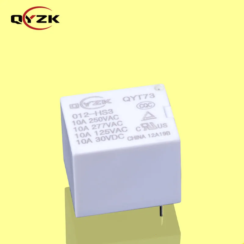 12VDC SPST-NO 10A 250VAC 10A 30VDC DIP-4 0.36W Alternative To T73 price Large Current Small Size Electromagnetic Power Relay