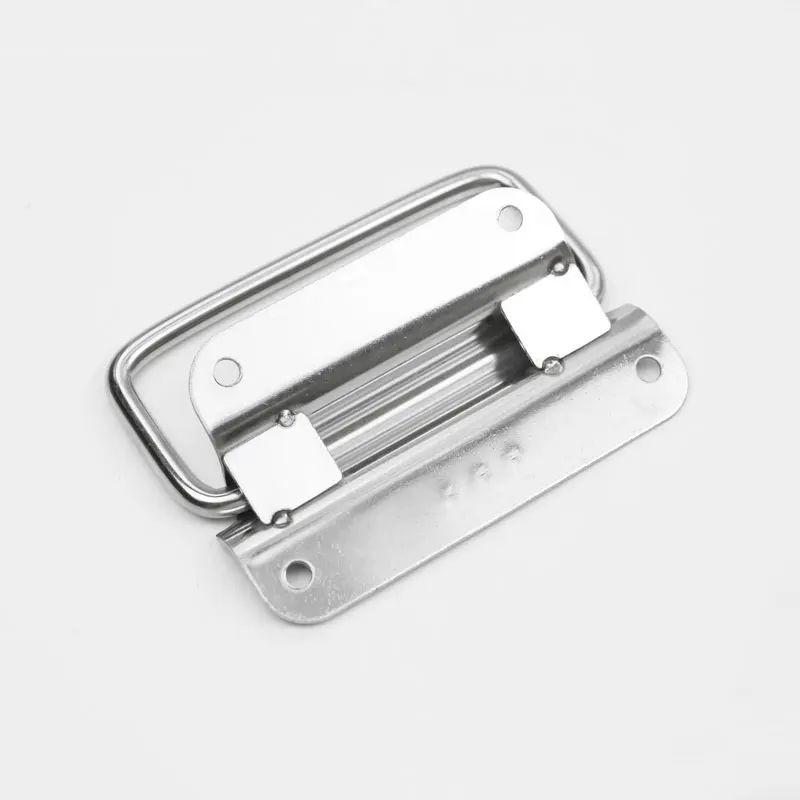 Durability Stainless Spring Handles Wardrobe Case Pull Sturdy Handle 20 Large Puller Toolbox Folding Handle