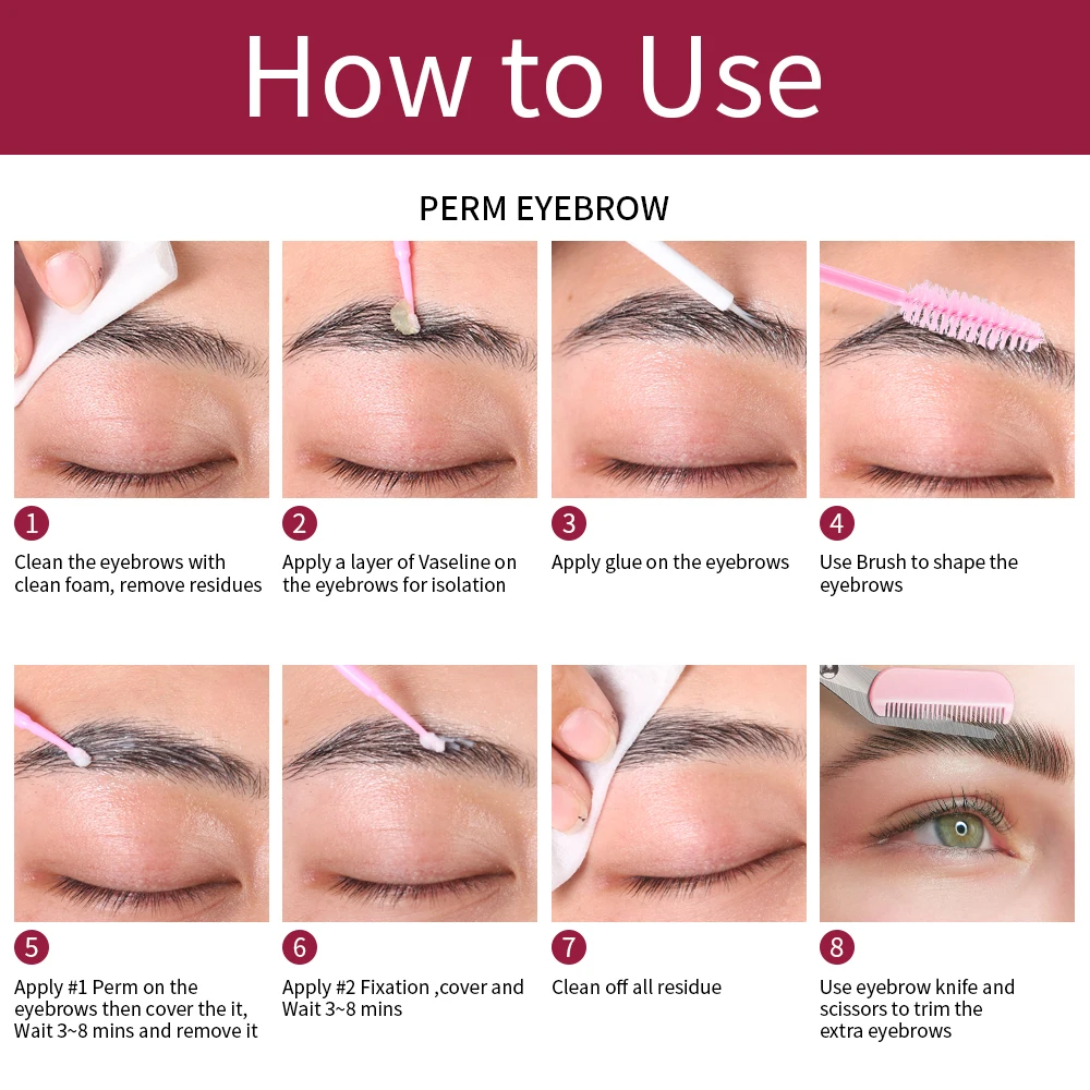 ICONSIGN Vegan Free FAST Brow Perming Kit Vegan Free Lashes Brows Lamination Kit Professional for Beauty Salon
