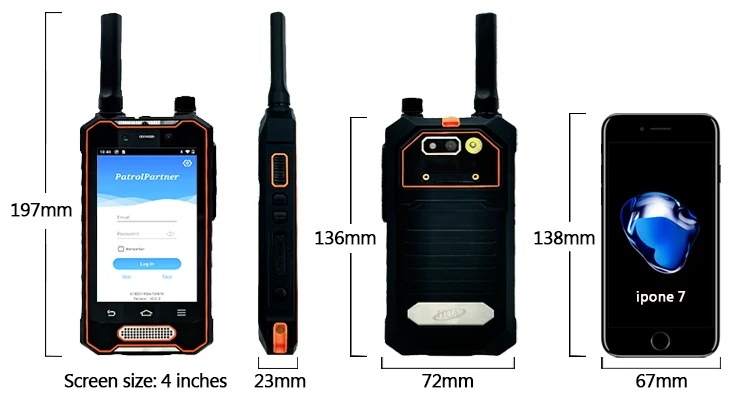 GPRS&GPS RFID Guard Clocking Patrol System Intelligent Android Security Guard Equipment