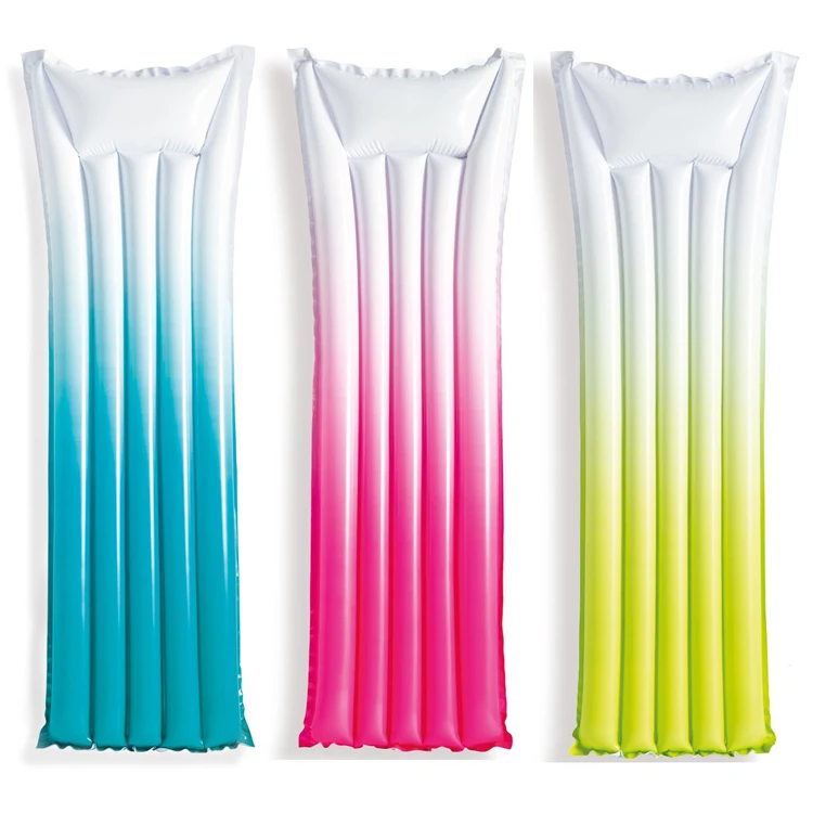 2019 new style PVC Dual Air  beach  inflatable  water pool float mattress