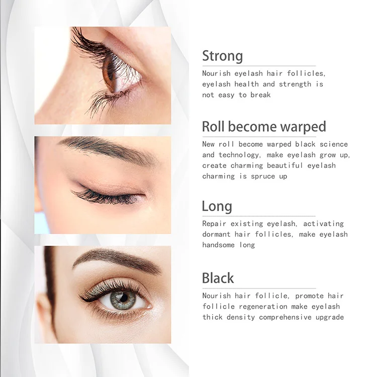 Kawaii Makeup Brow Serum Natural Liquid Serum For Eyebrow Growth And Eyelash Enhancer Mini Eyelash Serum Makeup Products