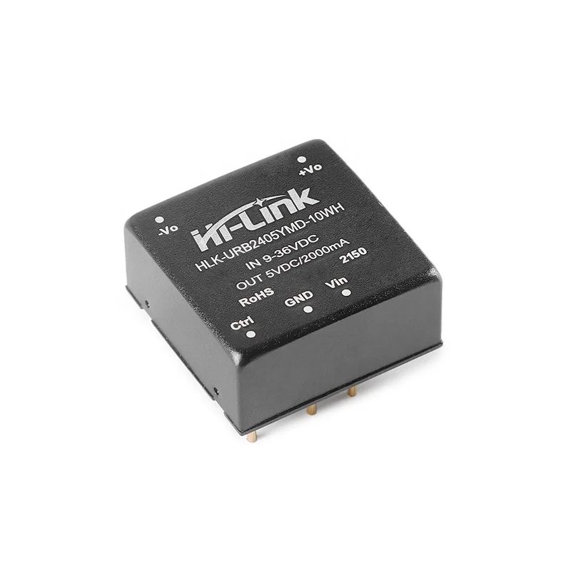 DC-DC Hi-Link 24V до 5V 10W 2A изолированный импульсный силовой модуль защиты от короткого замыкания HLK-URB2405YMD-10WH URB2405YMD-10WH