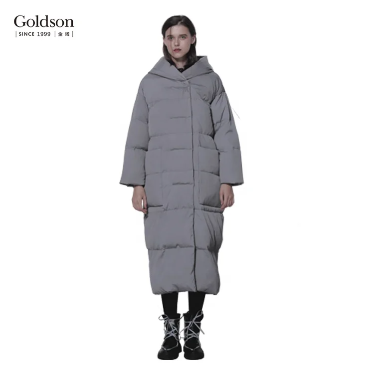 China high quality hooded womans warm stylish winter duck down jacket
