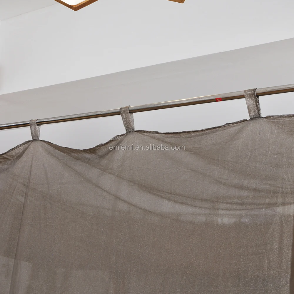 EMF Shielding Bed Canopy,100% Silver Fiber Blocks Radiation/EMF/WiFi/5G & Other RF Attenuation