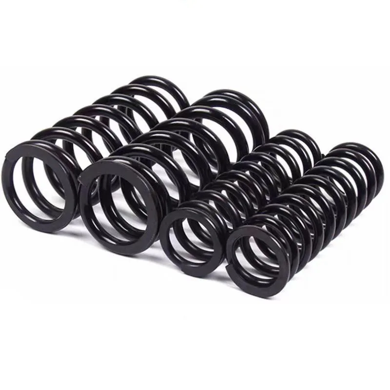 Factory customized 55SiCrA 60Si2Mn steel helical spiral large diameter heavy duty compression spring