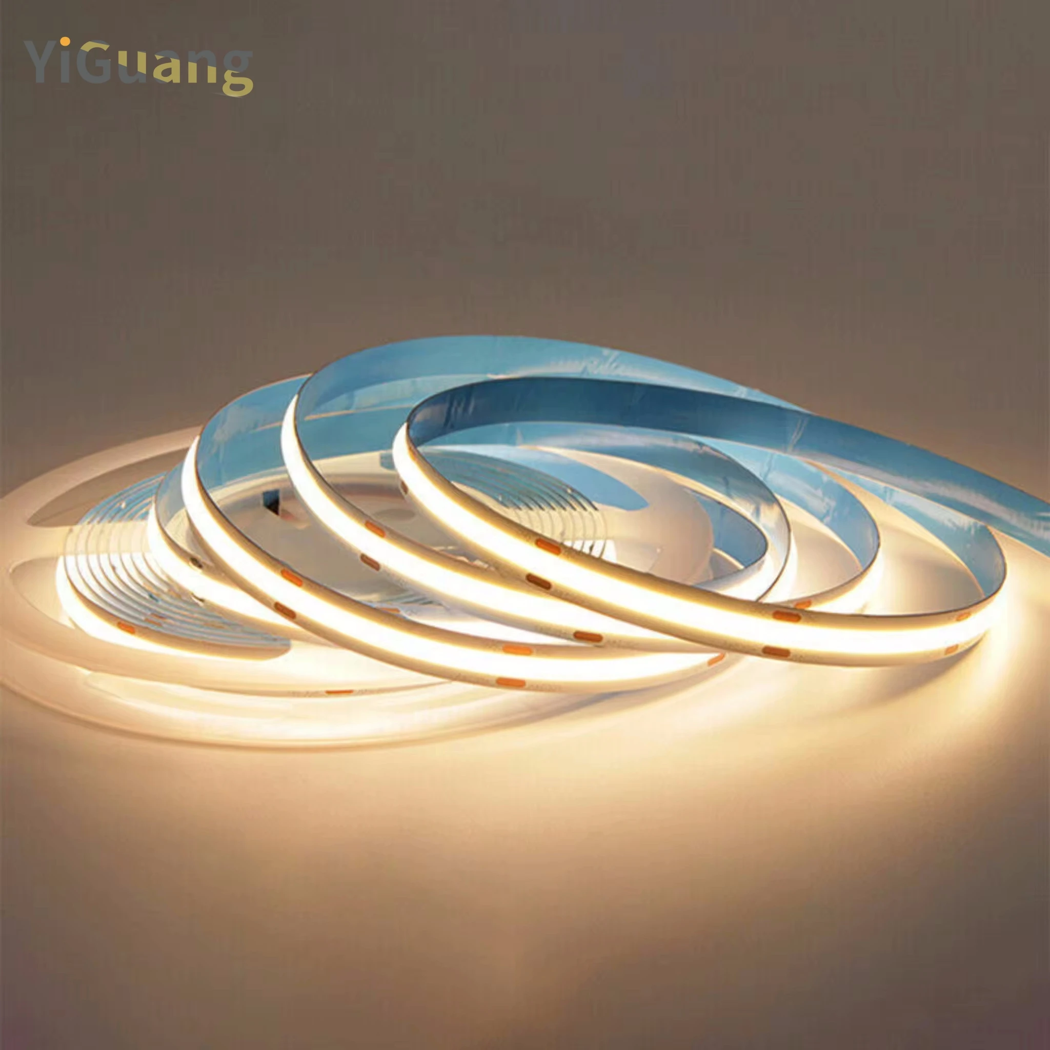 Cob Led Strip 3000K 6000K Light 24V 12V 320led Flexible Waterproof Strip Led Indoor decoration without main light