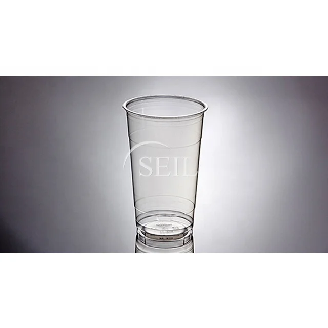 
SC-32oz Cold Drink Crystal-Clear PET Cup with Lid / Custom Printed Cup / Take Out Plastic Cup 
