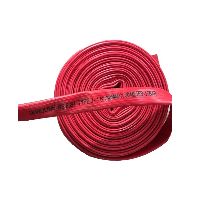 China Supplier industrial rubber BS 6391 type 3 fire hose